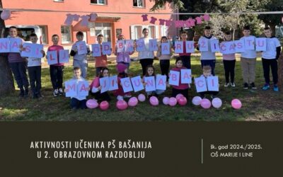 Aktivnosti učenika u PŠ Bašanija