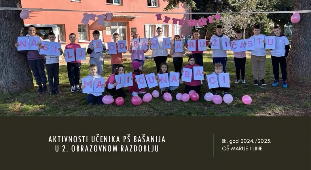 Aktivnosti učenika u PŠ Bašanija