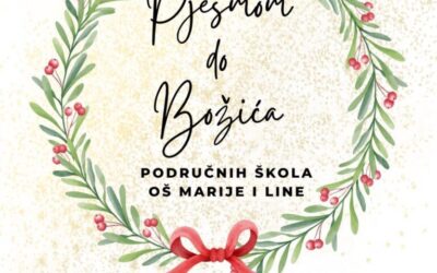 Božićna priredba područnih škola – pozivnica