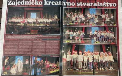 U Ružmarinu Glasa Istre od 26. siječnja 2026. objavljen članak o božićnoj priredbi naših područnih škola