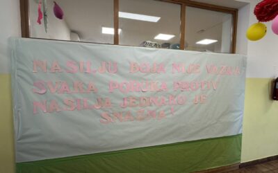Nasilju boja nije važna, svaka poruka protiv nasilja jednako je važna!