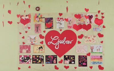 Valentinovo u izvedbi Školske knjižnice i Likovne kulture
