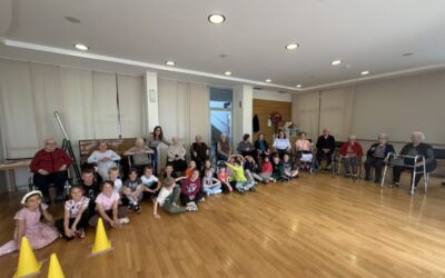 Sportski susret 1. a razreda u Domu umirovljenika