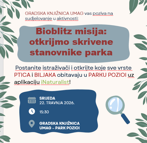 POZIV NA RADIONICU POVODOM DANA PLANETA ZEMLJE