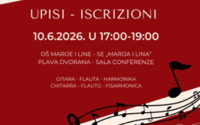  AUDICIJA ZA UPIS U GLAZBENI ODJEL