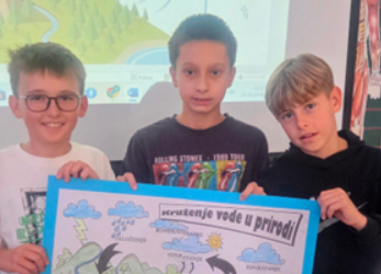 Kruženje vode u prirodi – kreativni i istraživački rad učenika 4. razreda PŠ Juricani